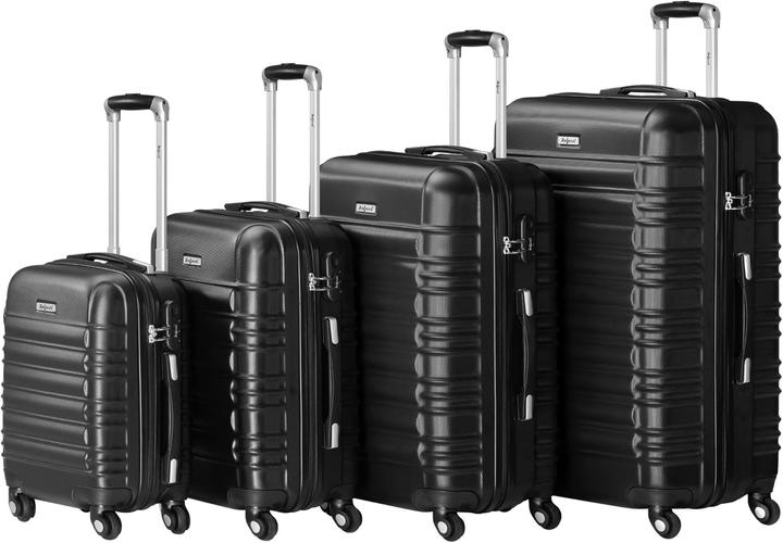 Actual product image Zelsius 4-tlg. Hartschalenkoffer Set (Hand luggage (up to 50 litres), M (50 - 90l), L (90 - 115l))
