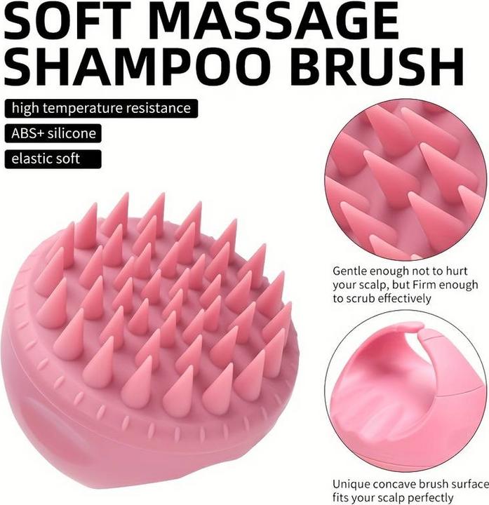 Image du produit PhoneLook Brosse en silicone massage cuir chevelu menthe