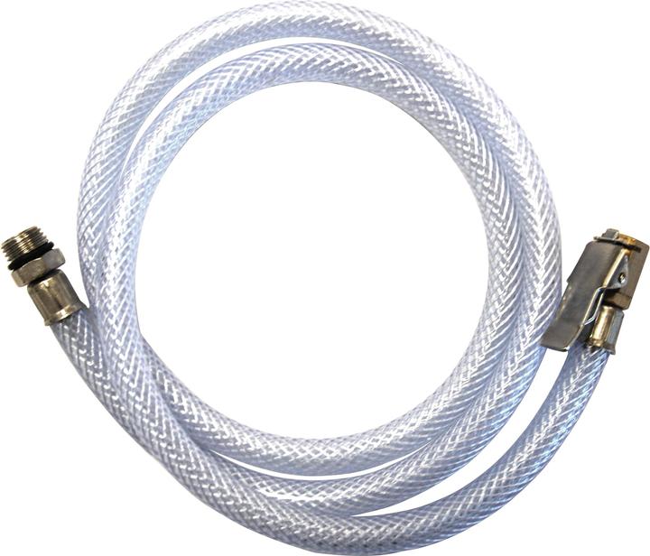 Actual product image BGS Spare Hose with Adaptor for Air Inflators 1 m