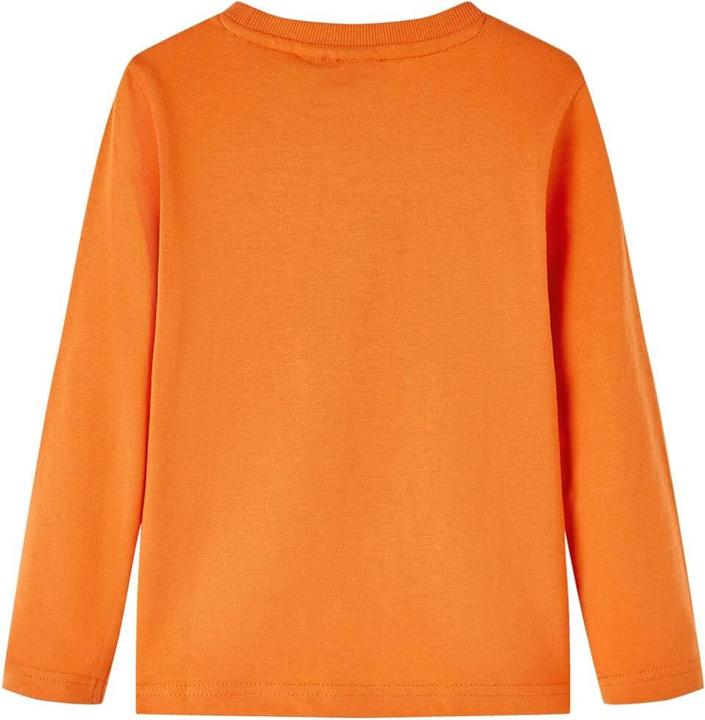 Produktbild VidaXL Kinder-Langarmshirt Dunkelorange 140,Material: 100 (140)