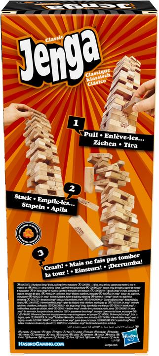 Image du produit Hasbro Gaming Jenga Classic (Allemand, Français, Italien)