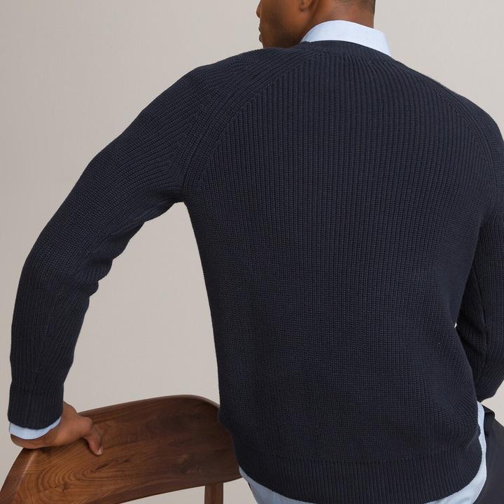 Actual product image La Redoute Collections Knitted jumper with pearl pattern (S)
