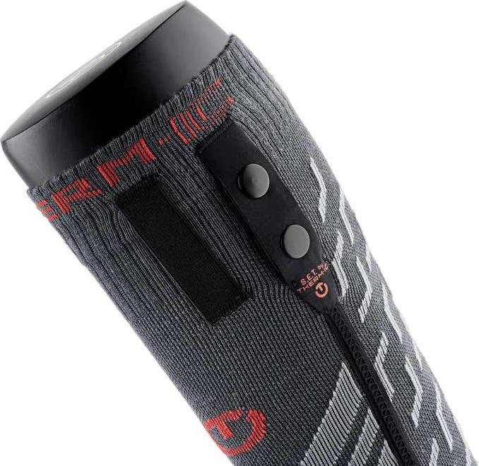 Actual product image Therm-ic Ultra Warm Performance Socks S.E.T. SPack 1400 BT (size: 45.0 - 47.0, grey/or (45 - 47)