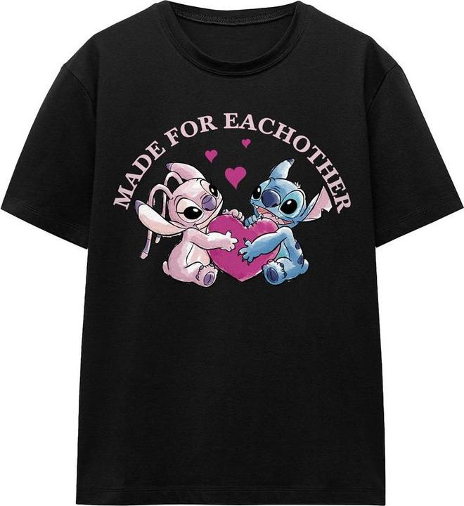 Immagine prodotto Lilo & Stitch Made For Each Other Maglietta Adulto Unisex (M)