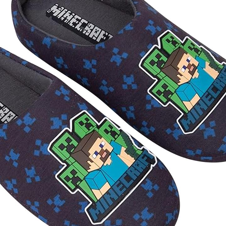 Minecraft Jungen Hausschuhe Creeper (34)