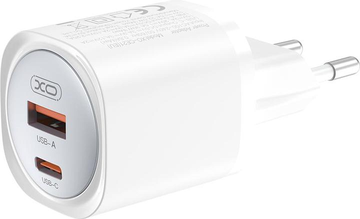 Image du produit xO chargeur mural CE21 PD 33W 1x USB-C 1x USB blanc (30 W)