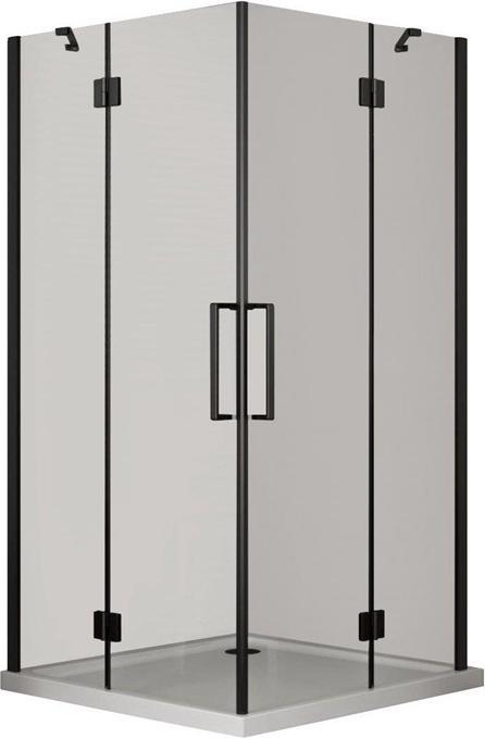 Actual product image Masterjero SHOWER ENCLOSURE 90X90X195CM 6MM BLACK
