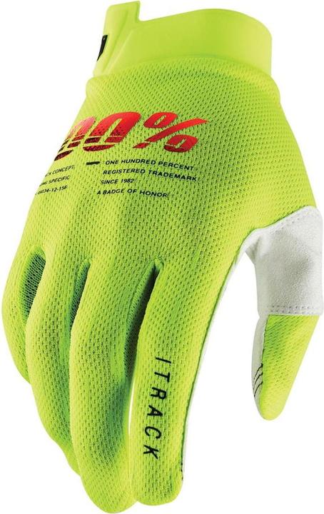 Actual product image 100% iTrack Gloves Youth (XL)