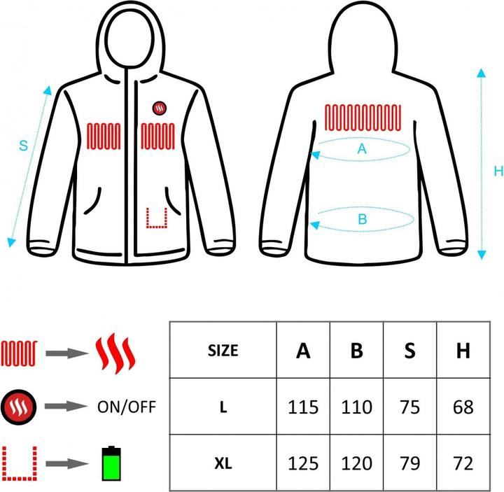 Actual product image Glovii Gtmbxl (L)