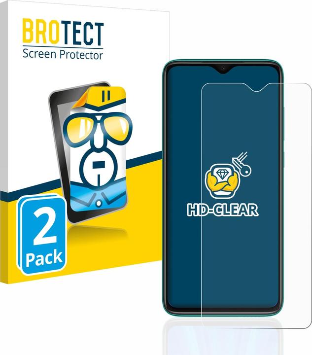Produktbild BROTECT Schutzfolie Displayschutz Klar (2 Stück, Xiaomi Redmi Note 8 Pro)