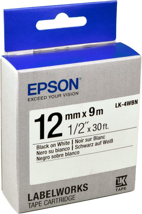 Produktbild Epson Lk-4wbn (1.20 cm, Weiss)