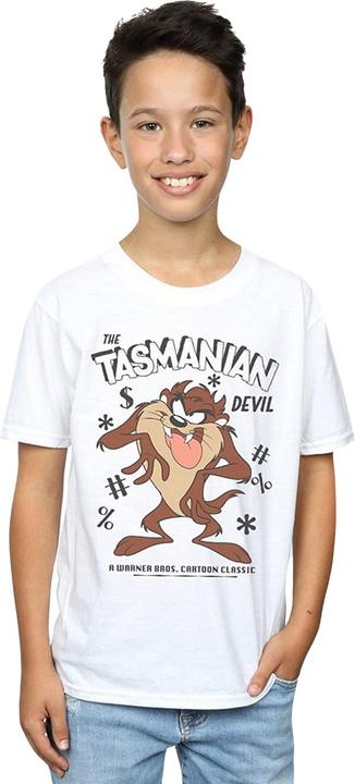 Immagine prodotto Looney Tunes Maglietta da ragazzo in cotone vintage del Diavolo della Tasmania (116)