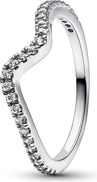 Produktbild Pandora Funkelnde Welle Ring (50, 925 Silber)