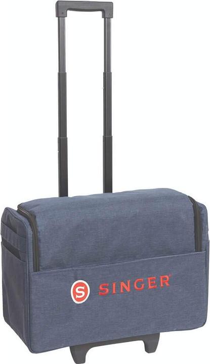 Produktbild Singer 250050496 Nähmaschinen-Rollkoffer Jeans-Blau