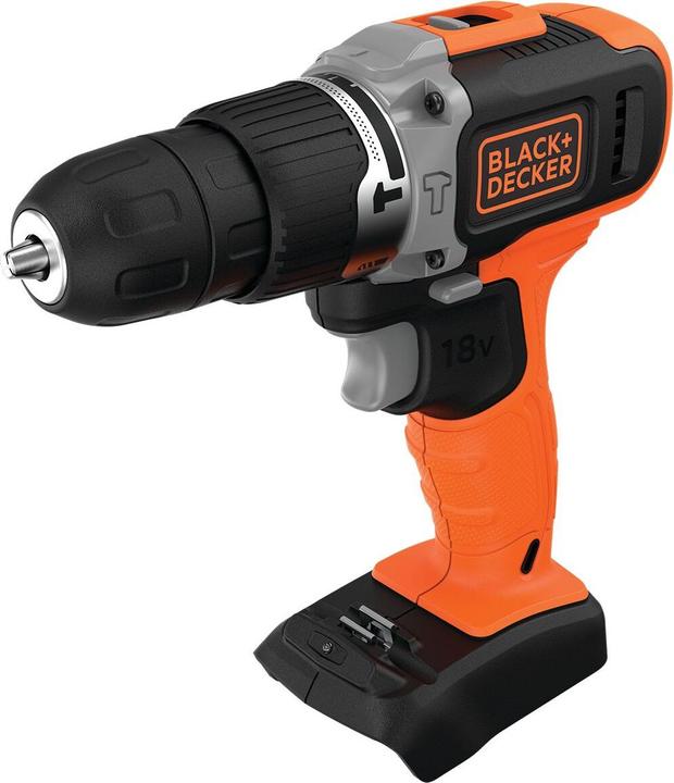 Immagine prodotto Black & Decker Trapano a percussione Blac a batteria da 18V, senza batteria BCD003N (Batteria ricaricabile)