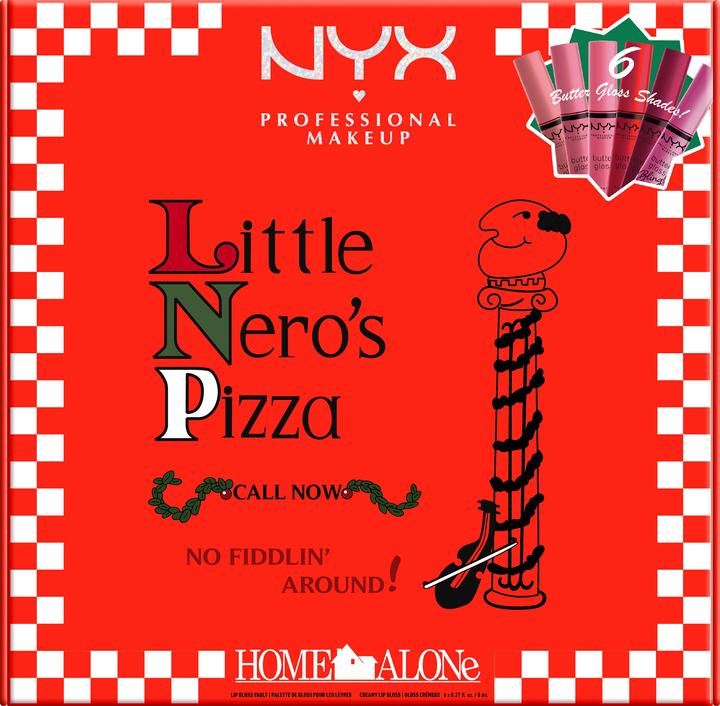 Immagine prodotto NYX Professional Make-Up Nyx Professional Makeup Home Alone Butter Gloss Pizza Vault Rosa e Rosso (Pizza Vault rosa e rossa)