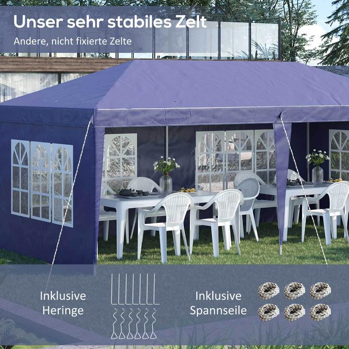 Produktbild Outsunny Faltpavillon (585 cm, 295 cm)