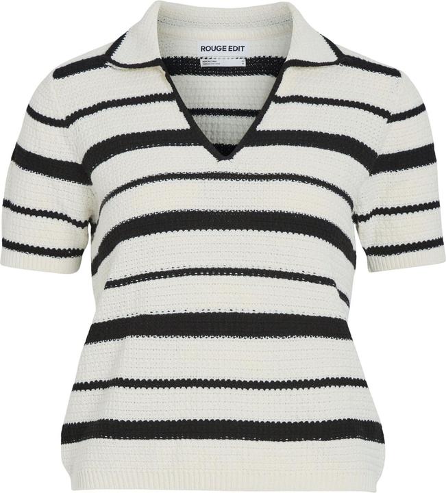 Image du produit Rouge Edit Kurzarm Stricktop (S)