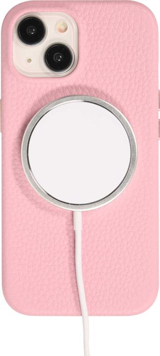 Produktbild PhoneLook Hülle Vollständig genarbtes Luxuskalbsleder mit Metallknöpfen und MagSafe (Apple iPhone 15)