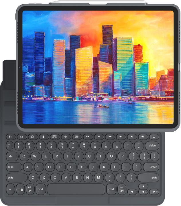 Actual product image Zagg Pro Keys (CH, iPad Pro 12.9 2018 (3. Gen), iPad Pro 12.9 2020 (4. Gen), iPad Pro 12.9 2021 (5th Gen))