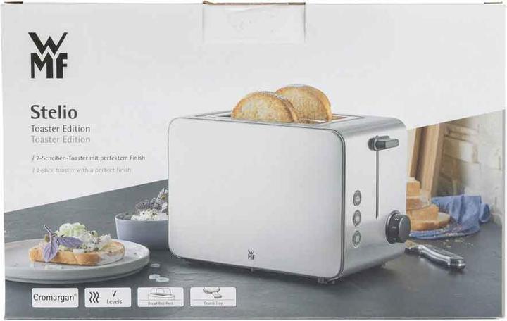 Image du produit WMF Stelio Grille-pain à double fente avec support à petits pains et fonction bagel