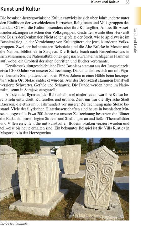 Produktbild Reiseführer Bosnien und Herzegowina (Deutsch, Matthias Jacob, Marko Plesnik, 2024)