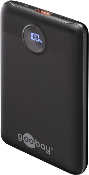 Immagine prodotto Goobay Powerbank compatto da 10.000 mAh (10000 mAh, 22.50 W, 38.50 Wh)