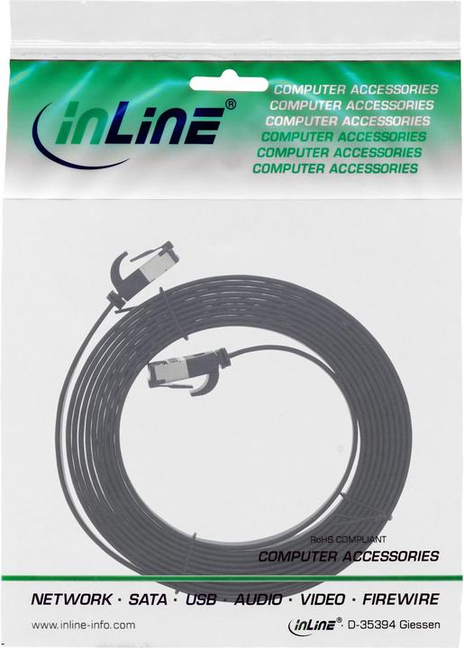 Productafbeelding InLine Patchkabel plat (U/FTP, CAT8.1, 7.50 m)