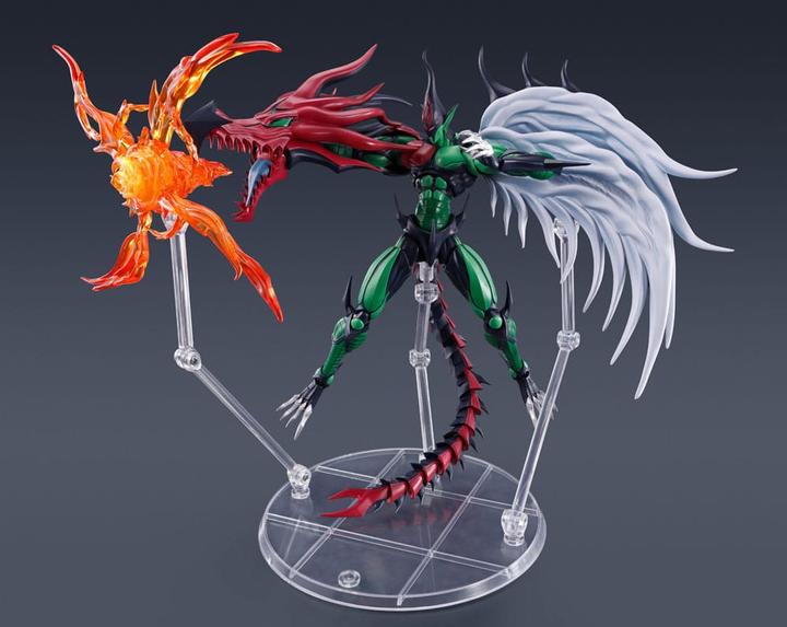 Actual product image Bandai Yu-Gi-Oh! S.H. MonsterArts action figure Elemental Hero Flame Wingman 19 cm
