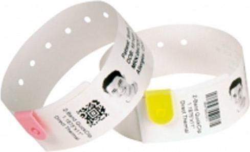 Produktbild Zebra Z-Band Fun - Orange - 25.4 x 254 mm 1400 Etikett(en) (4 Rolle(n)