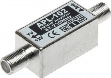 WZMACNIACZ ANTENOWY APL-102 FM / VHF / DAB (Prise antenne)