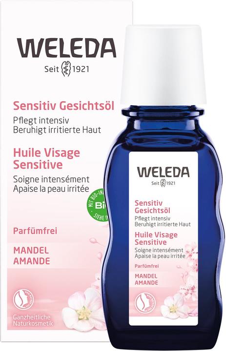 Image du produit Weleda Huile visage apaisante à l'amande (50 ml, Huile visage)