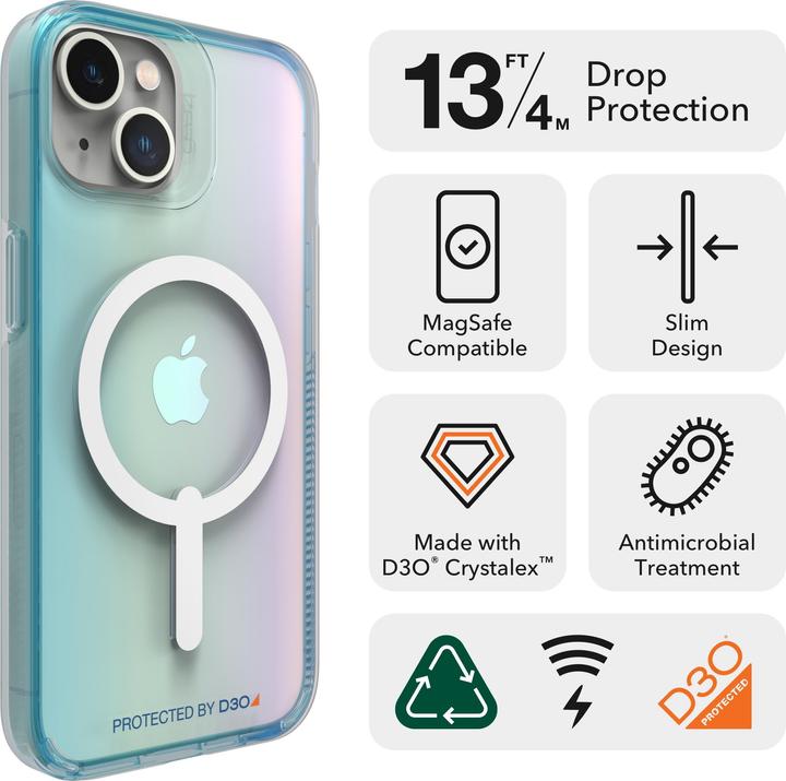 Actual product image Zagg Gear4 Cases Milan Snap Apple (Apple iPhone 14)