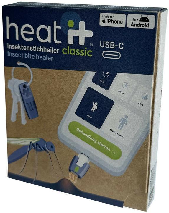 Produktbild Heat it Insektenstich Behandlungsstift Android USB-C & iPhone 15