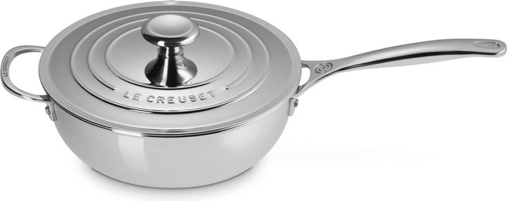 Immagine prodotto Le Creuset 3 strati Plus (24 cm, Padella per friggere, Acciaio inossidabile)
