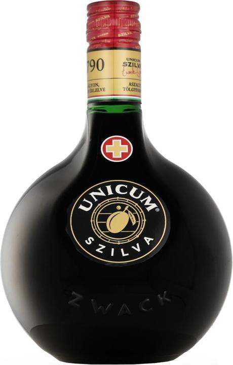 Actual product image Zwack Unicum Szilva (18 years, 34.50 %, Hungary, Bitter liqueurs)