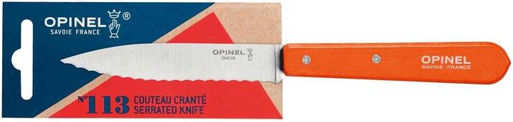 Immagine prodotto Opinel 001921 Coltello da cucina n. 113 Manico in legno di faggio color arancio (9.40 cm)