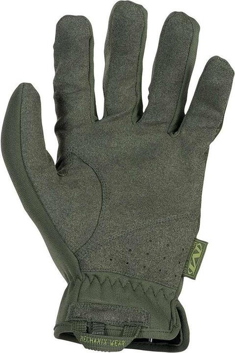 Actual product image Mechanix Wear Gloves Mechanix FastFit Olive Drab, green L size. Shirred cuff, synthetic leather, TrekDry (L)