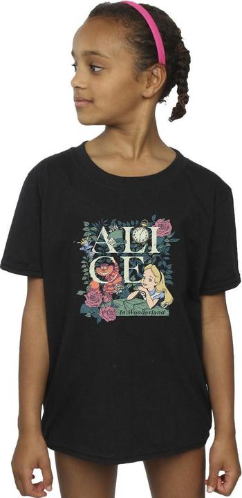 Produktbild Disney Mädchen Alice im Wunderland Laubgarten TShirt aus Baumwolle (140, 146)
