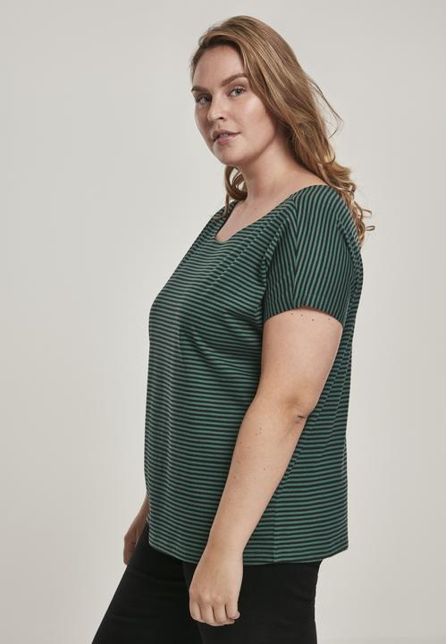 Produktbild Urban Classics Ladies Yarn Dyed Baby Stripe Tee (XXL)