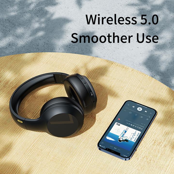 Actual product image PhoneLook Casque Remax RB-660HB sans fil Bluetooth 5.0 Over-Ear wireless HD stereo sound + Pure Bass (10 h, Wireless)