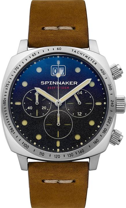 Actual product image Spinnaker SP-5068-01 Hull Chronograph 42mm 10ATM (Sports watch, 42 mm)