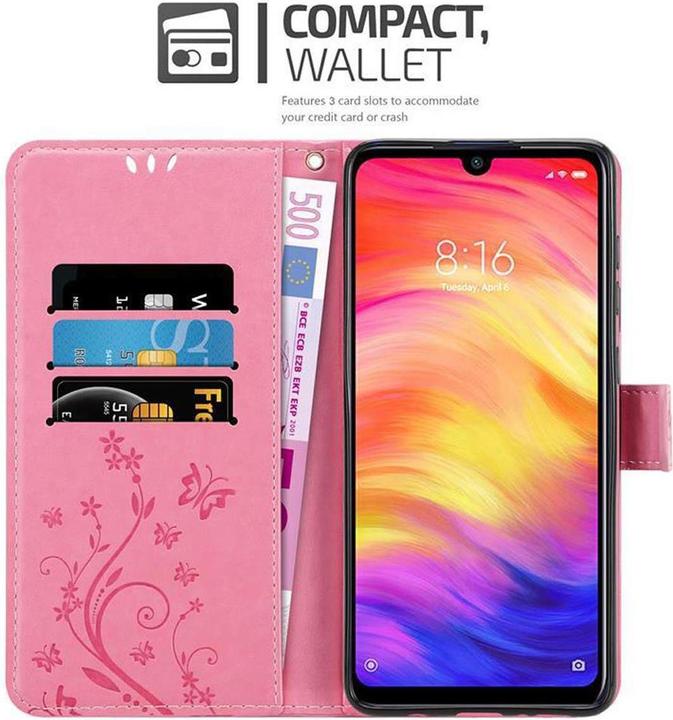 Image du produit Cadorabo Couverture du livre de fleurs (Xiaomi Redmi Note 7)