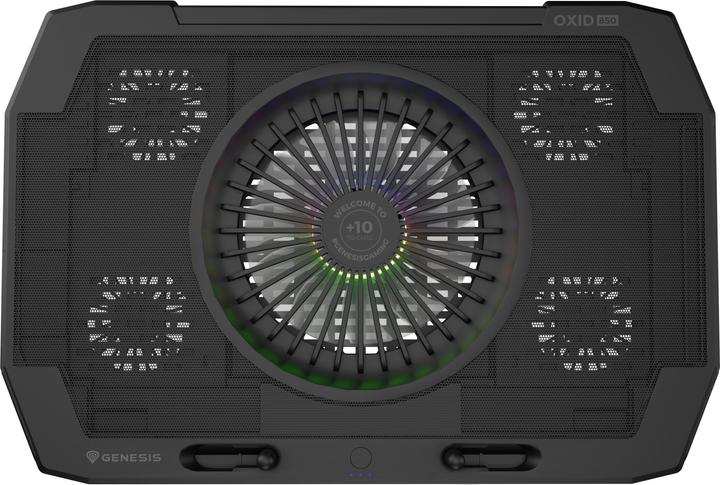 Actual product image Genesis Laptop Cooling Pad OXID 850 Black, 270 x 400 x 35 mm