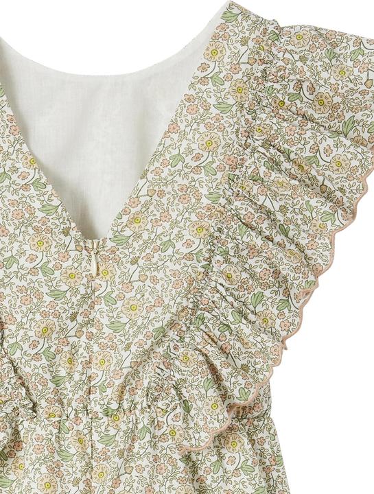 Produktbild Vertbaudet Festlicher kurzer Mädchen Jumpsuit mit Volants (116)