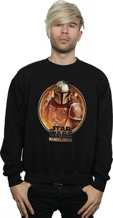 Actual product image Star Wars Mens The Mandalorian Framed Sweatshirt (S)