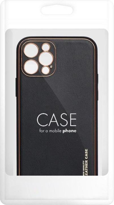 Immagine prodotto OEM Back panel cover LEATHER case for SAMSUNG S24 Plus black (Samsung Galaxy S24+)