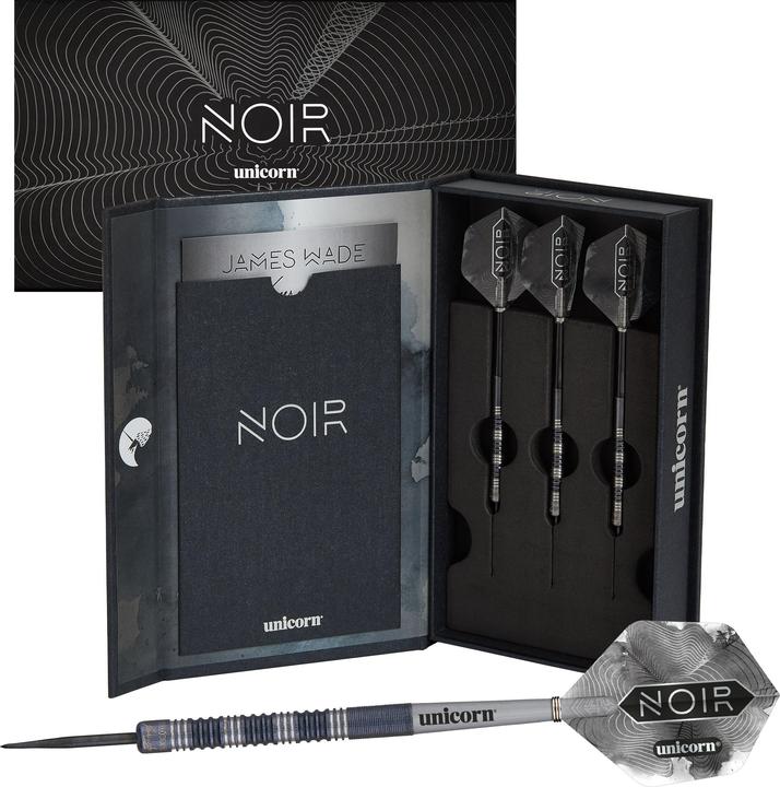 Produktbild Unicorn NOIR James Wade Steel Dart Presentation Box 1 Satz (278 g)