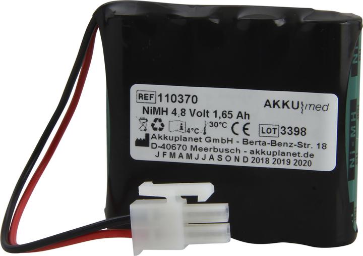 Actual product image AccuCell NiMH Battery suitable for Omron Healthcare HEM-907 Blood Pressure Monitor - 48H907N