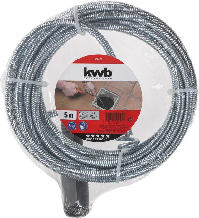 Produktbild kwb Rohrreinigungsspirale, 5 m, 9560-25 (1 Stk.)